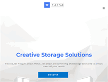 Tablet Screenshot of flexfab.ca